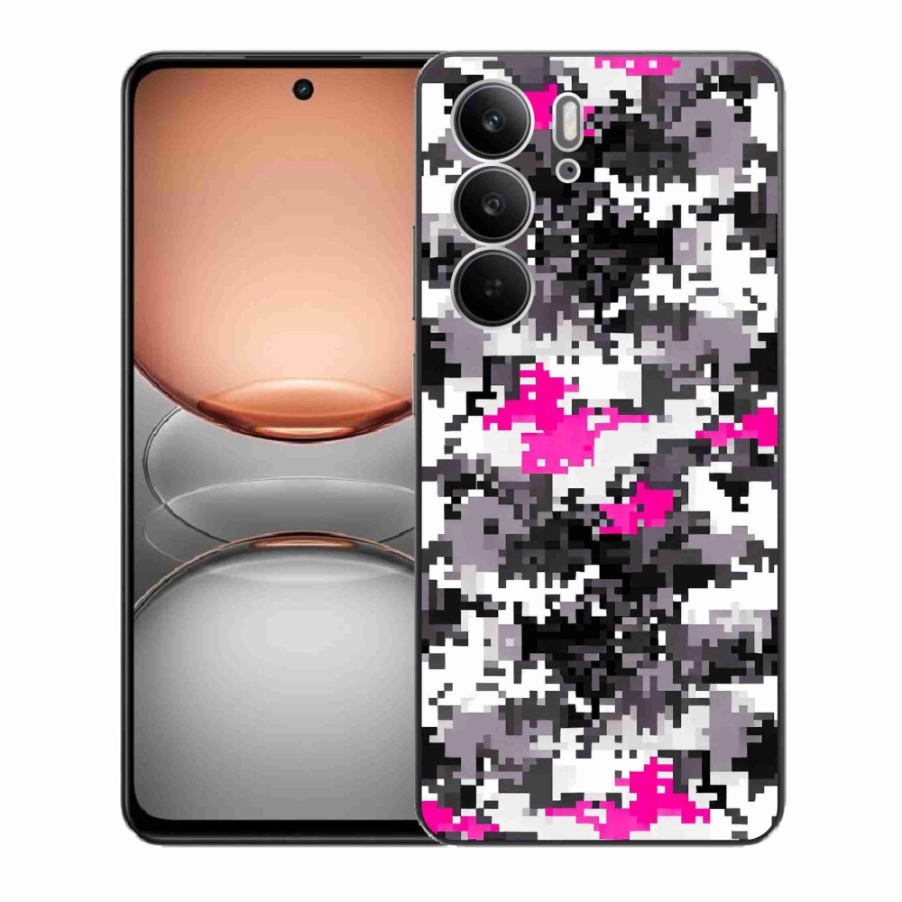 Gél borítás mmCase a Realme C75 készülékhez - terepszínű minta 4