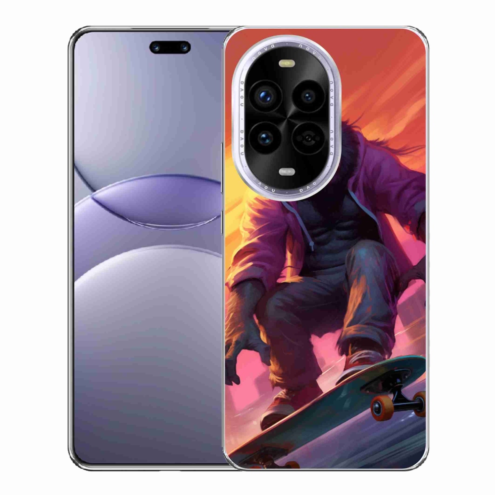 Gél borítás mmCase a Huawei Nova 13 Pro 5G-n - gorilla a gördeszkán