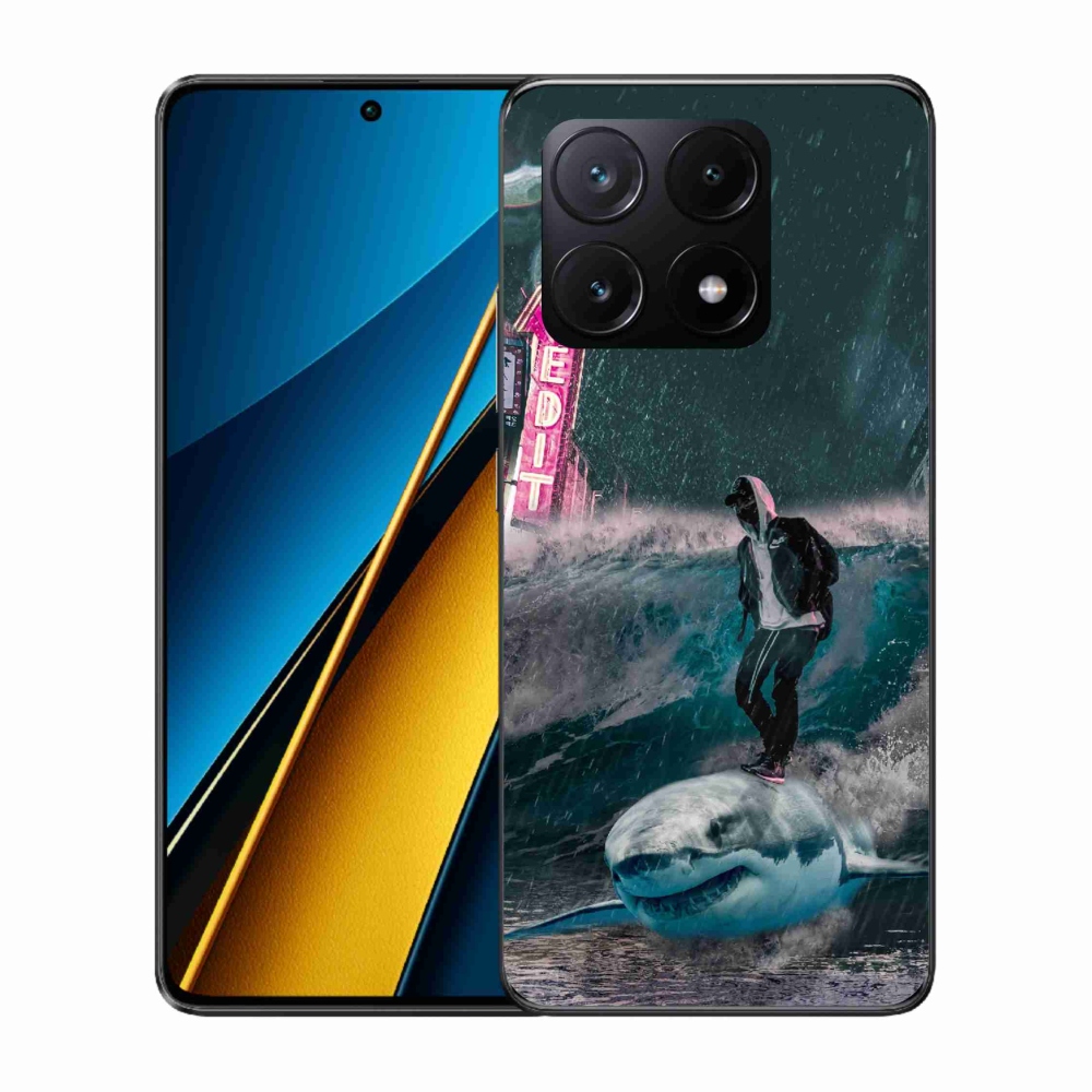 Gél borítás mmCase a Xiaomi Poco X6 Pro 5G-hez - cápa