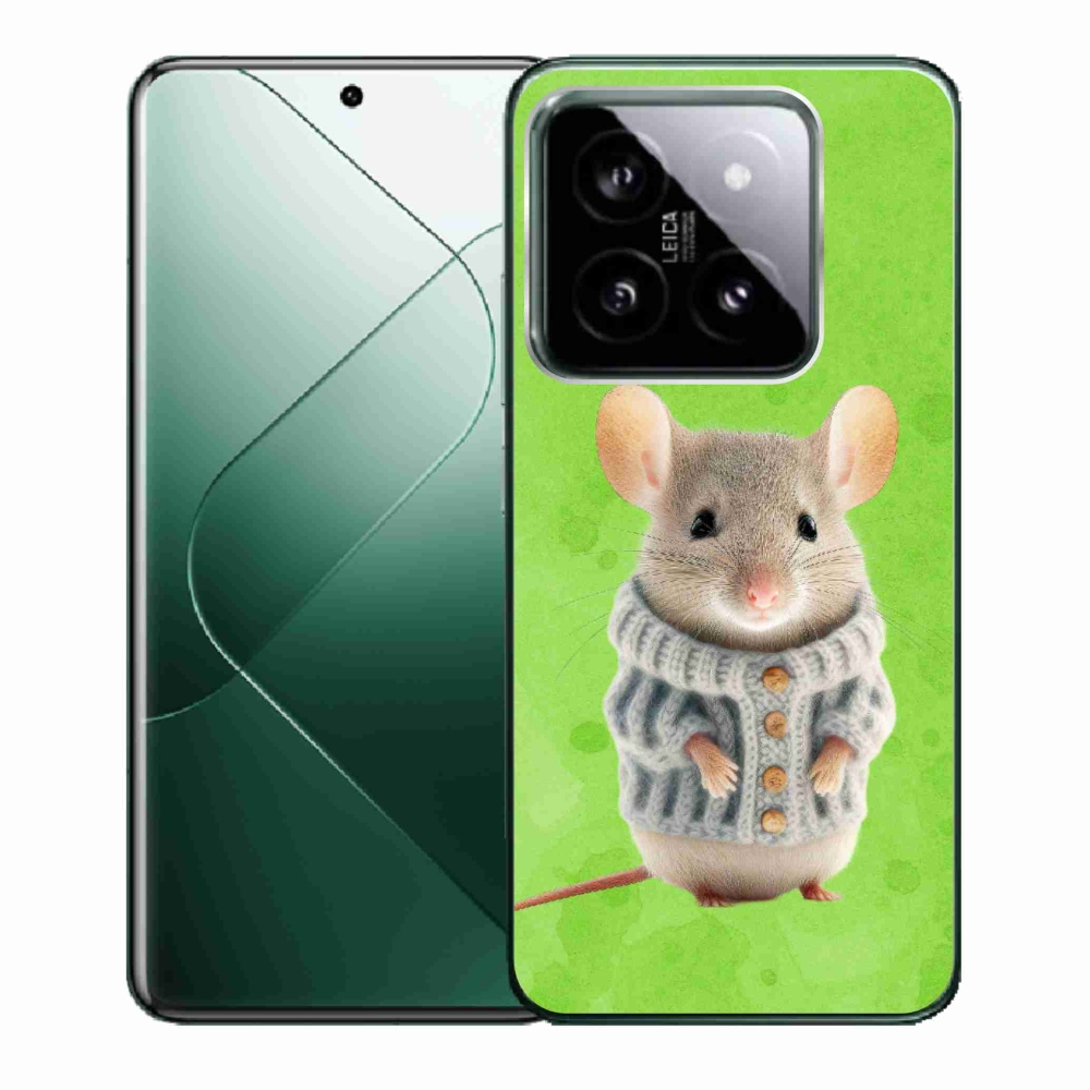 Gél borítás mmCase a Xiaomi 14 - egér pulóverben