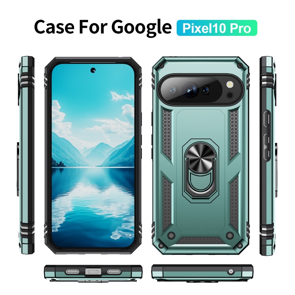 Gyűrűálló borítás Google Pixel 10 Pro/Pixel 10 készülékhez - zöld
