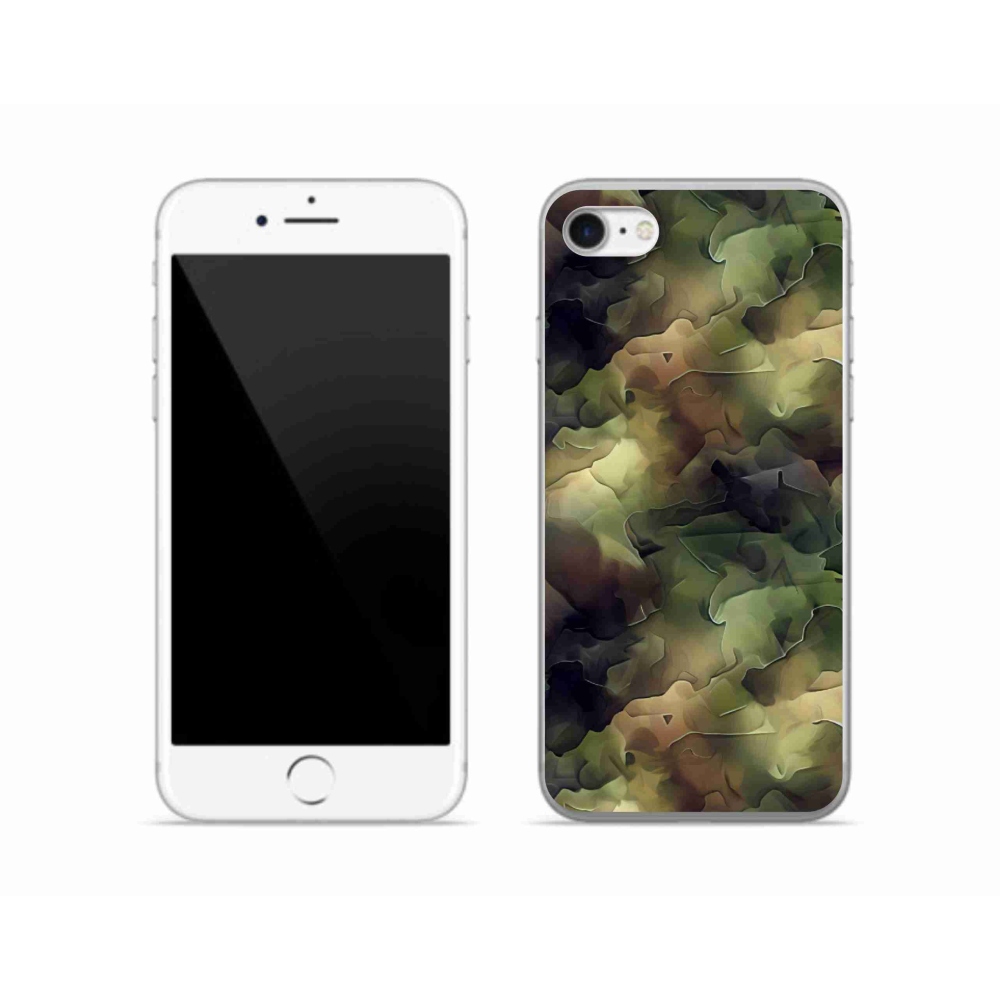 Zselés borítás mmCase iPhone SE (2022) - terepszínű minta 10
