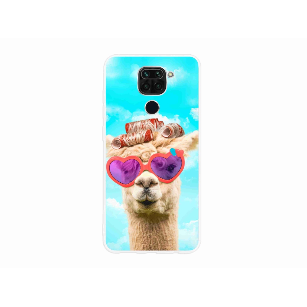 Gél borítás mmCase a Xiaomi Redmi Note 9-hez - szemüveges láma