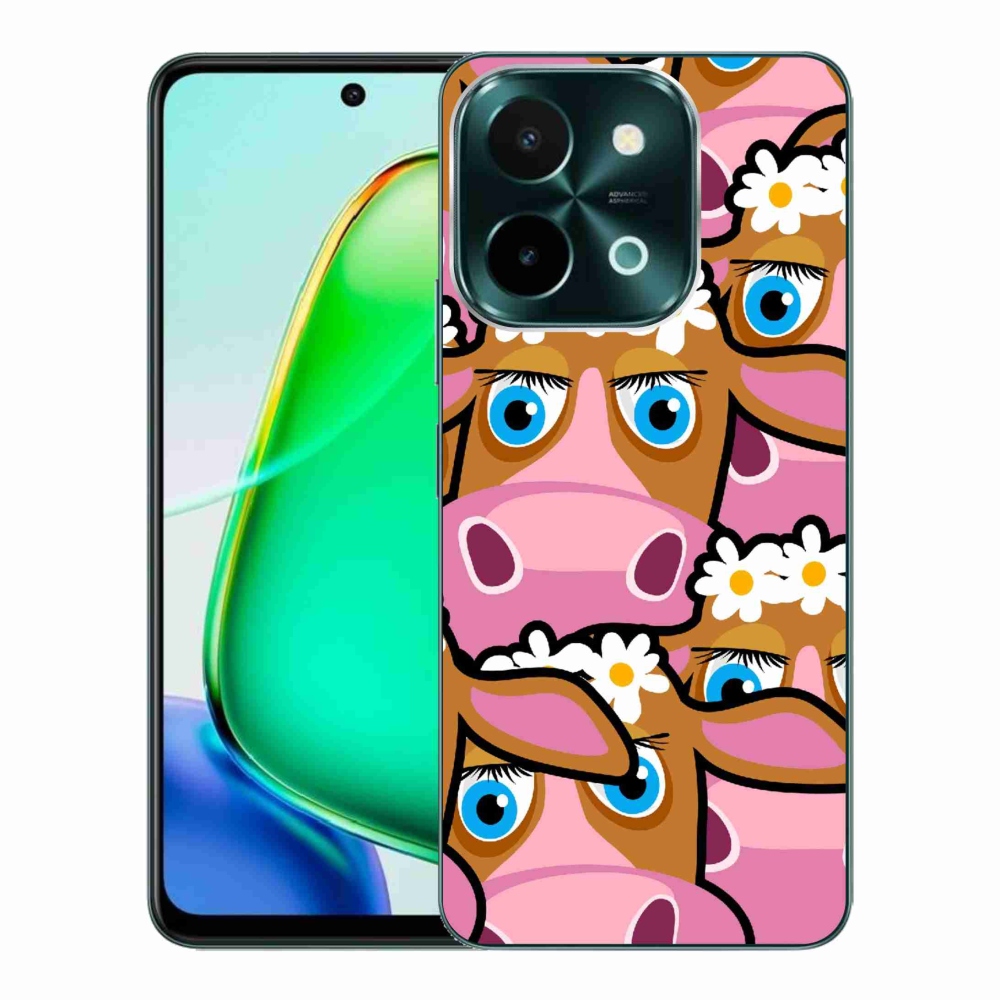 Zselés borítás mmCase a Vivo Y28-hoz - rajzfilmtehenek