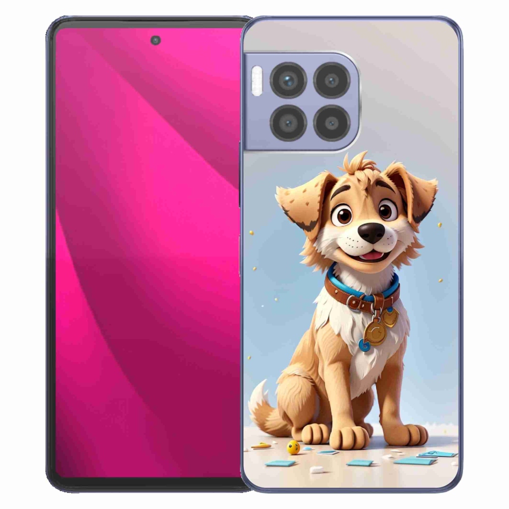 Zselés borítás mmCase a T-Mobile T Phone 2 Pro készülékhez - rajzfilm kölyökkutya