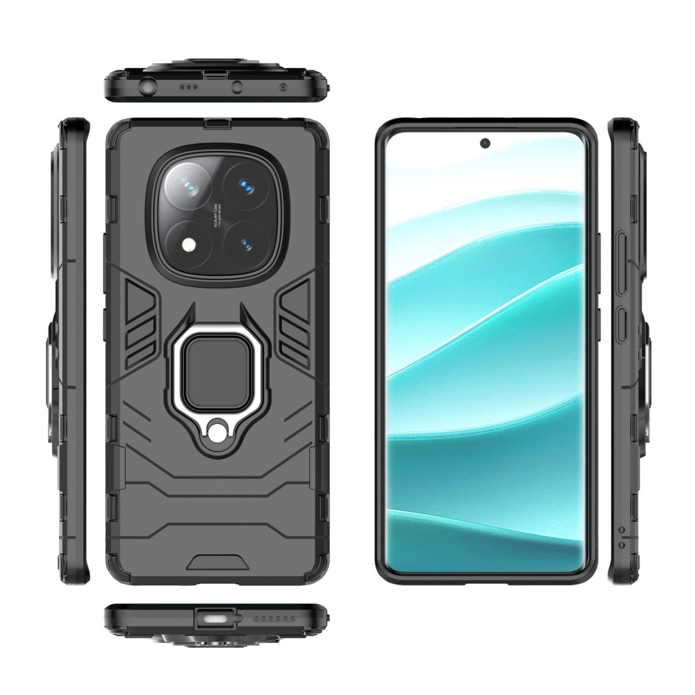 Guardy tartós borító a Xiaomi Redmi Note 14 Pro készülékhez - fekete