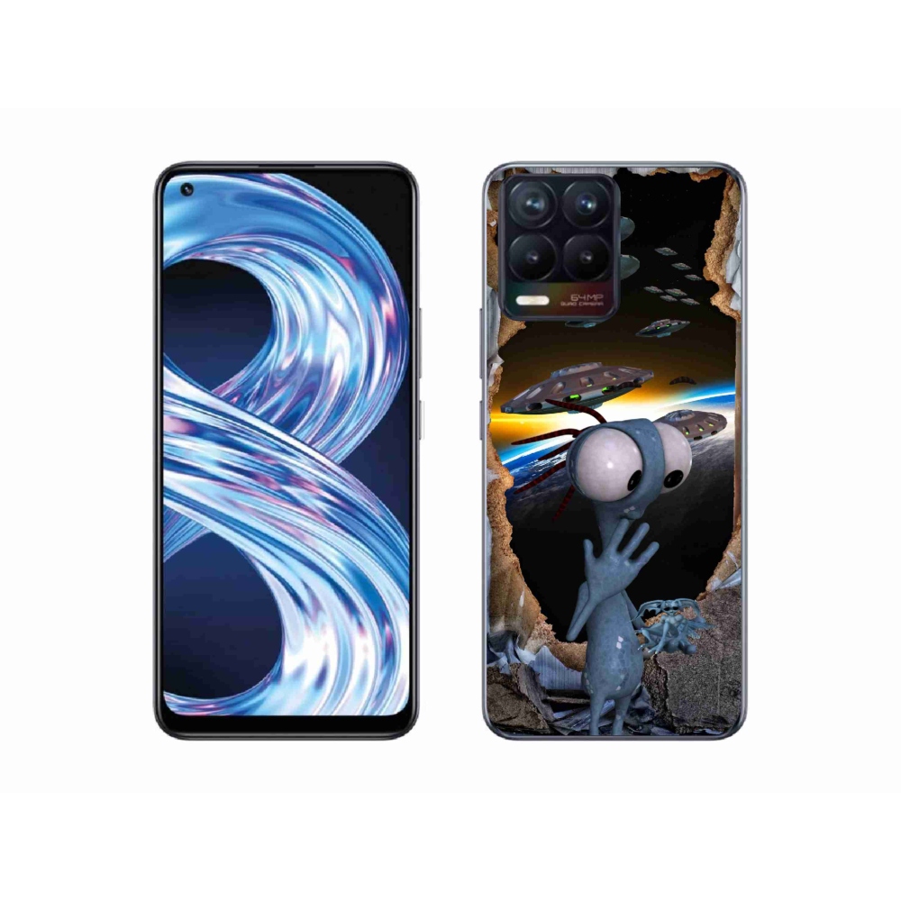 Gél borítás mmCase a Realme 8 Pro-hoz - Alien