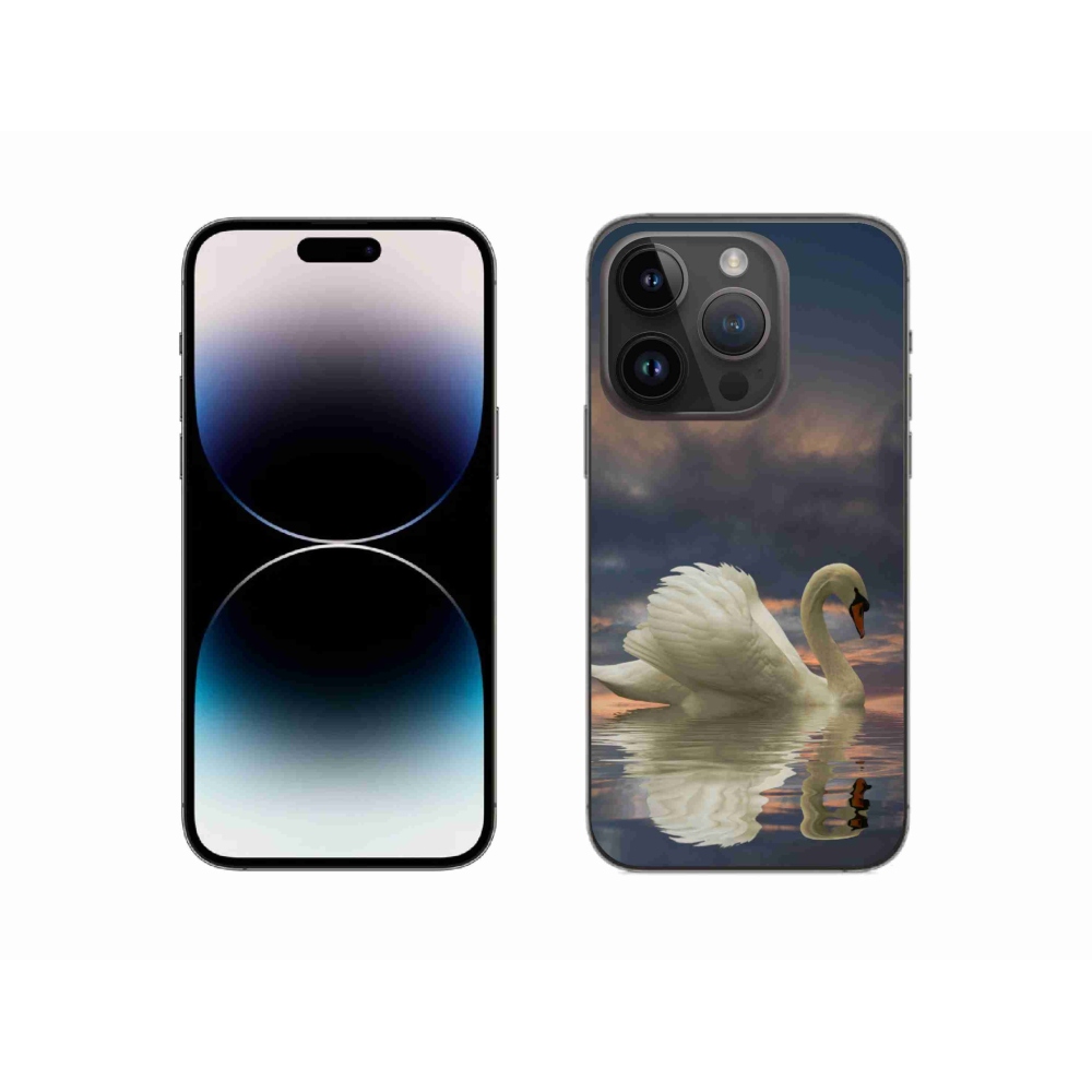 Gél védőhuzat mmCase iPhone 14 Pro készülékhez - hattyú