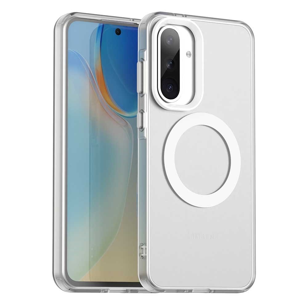 Candy zselés tok MagSafe Samsung Galaxy A36 5G/A56 5G - fehér