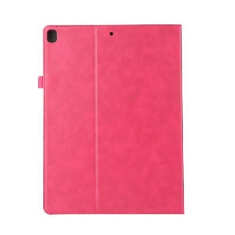 Biztonságos PU bőr tok iPad Pro 12.9 2017 - rózsaszínű