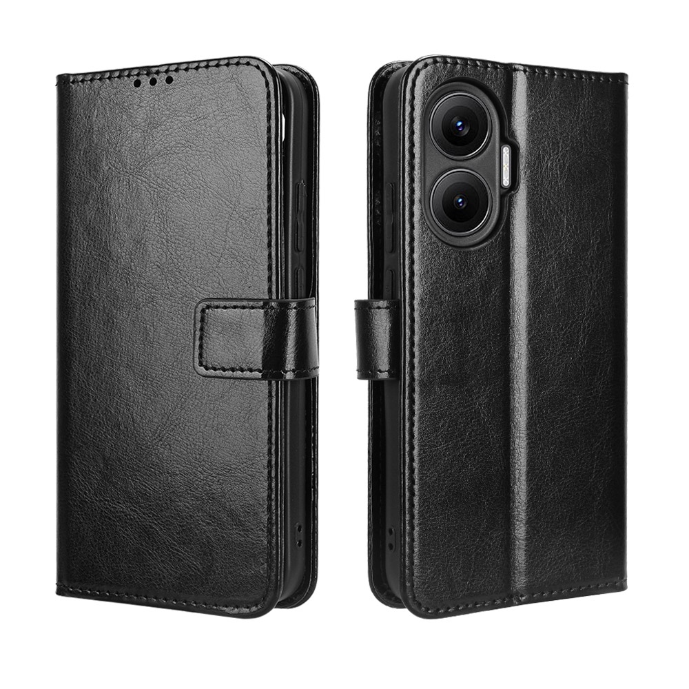 Őrült könyv tok a Xiaomi Poco F7 5G-hez - fekete