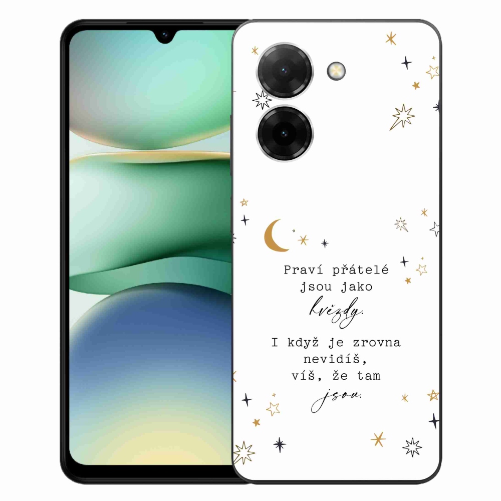 Gél borítás mmCase a Xiaomi Redmi A5 (171.7x77.8x8.3mm) - idézem 6 fehér háttérrel