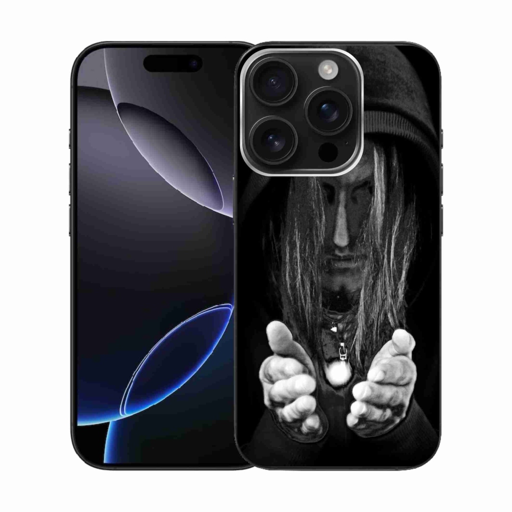 Zselés borítás mmCase iPhone 16 Pro készülékhez - titokzatos személy