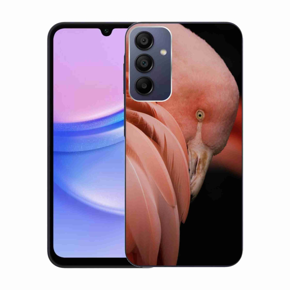 Zselés borítás mmCase Samsung Galaxy A15 4G/5G - flamingó 3