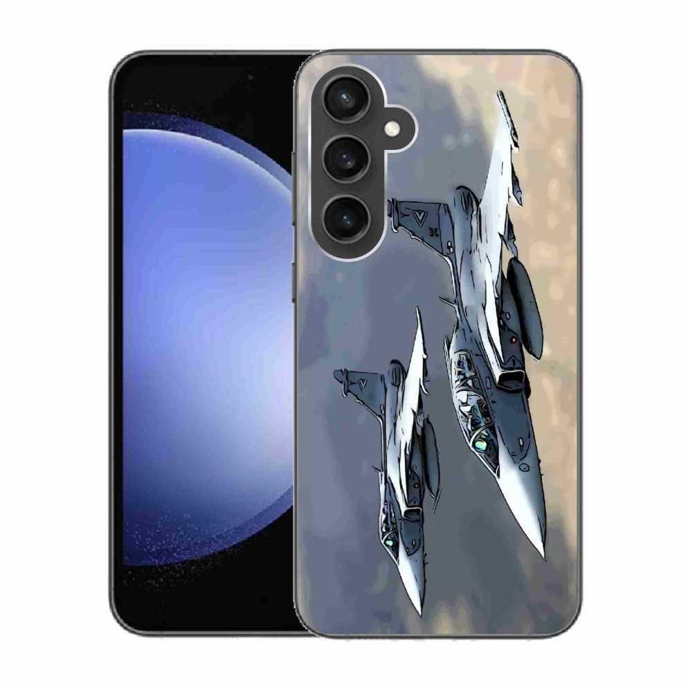 Zselés borítás mmCase Samsung Galaxy S23 FE - vadászrepülőkhöz