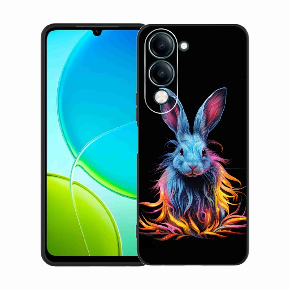 Zselés borítás mmCase a Vivo Y29s 5G-n - absztrakt nyúl