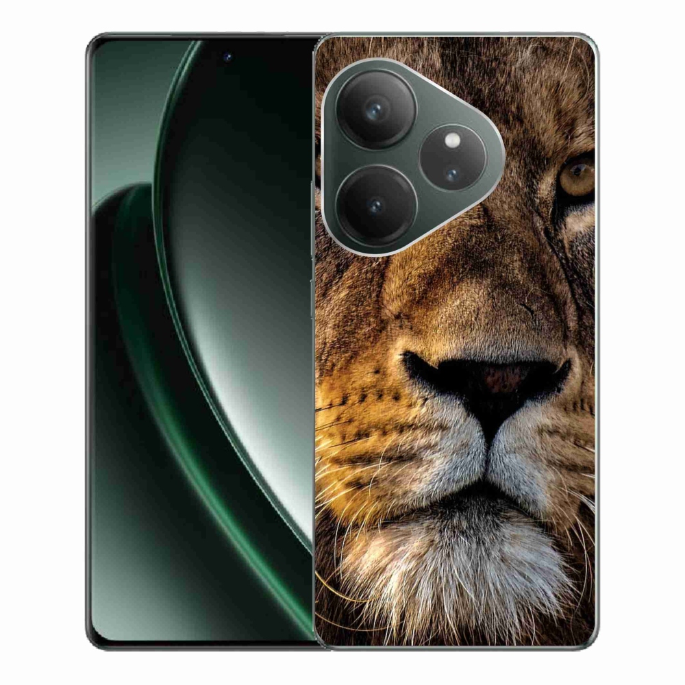 Gél tok mmCase a Realme GT 6 5G/GT 6T 5G számára - oroszlán