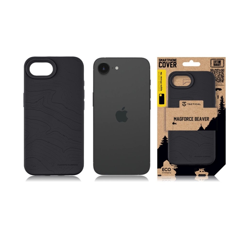 Tactical MagForce Beaver borító iPhone 16e Aszfalthoz