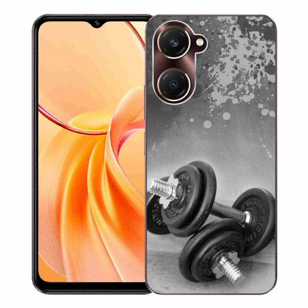 Zselés borítás mmCase a Vivo Y28s 5G-hez - súlyzók 1