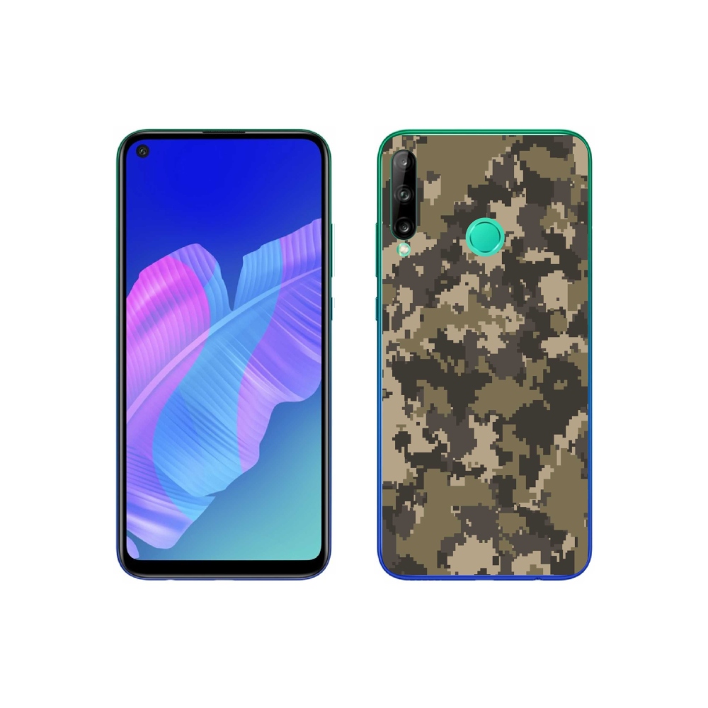 Gél borítás mmCase a Huawei P40 Lite E készülékhez - terepszínű minta 12