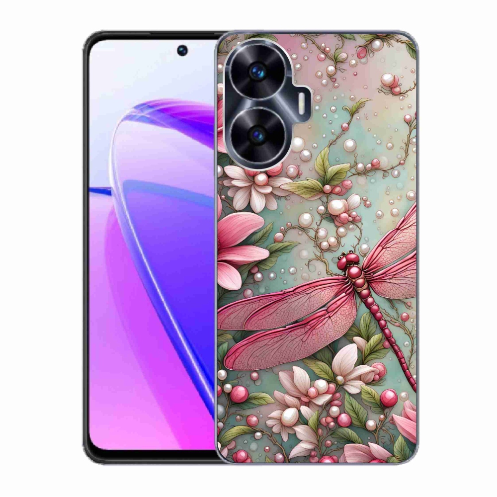 Gél borítás mmCase a Realme C55 készülékhez - szitakötő