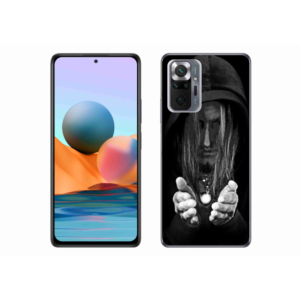 Gél borítás mmCase a Xiaomi Redmi Note 10 Pro számára - titokzatos személy