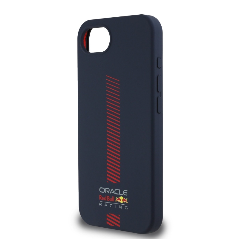 Red Bull szilikon Powerbar MagSafe hátlap iPhone 16e-hez Navy színű szilikon Powerbar MagSafe hátlap
