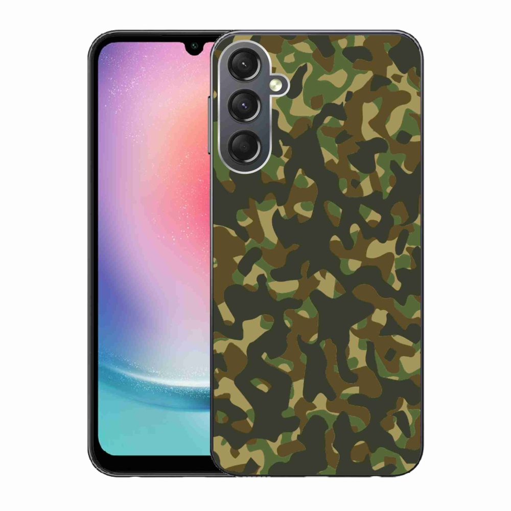 Zselés borítás mmCase Samsung Galaxy A24 készülékhez - terepszínű minta 1