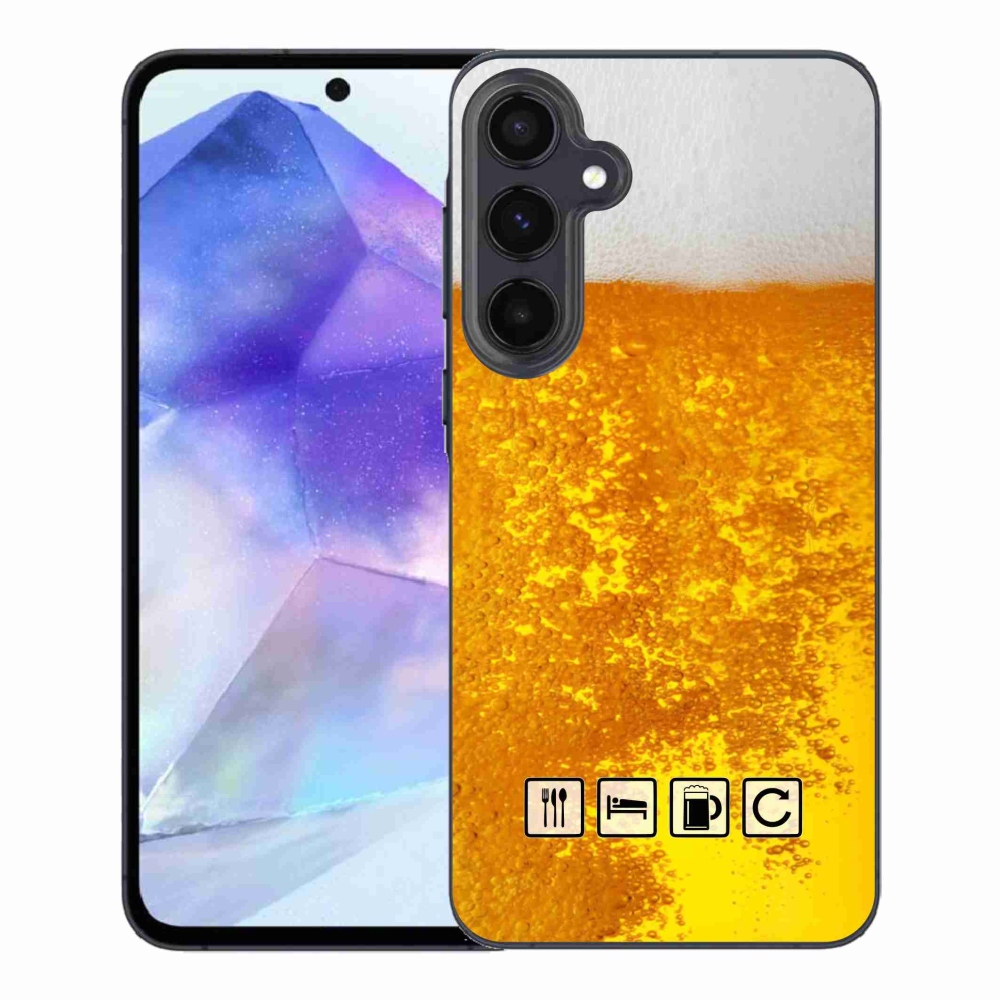 Gél borítás mmCase Samsung Galaxy A55 5G - sör motívum 3