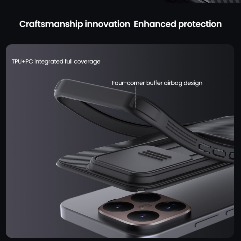 Nillkin CamShield PRO hátlap Xiaomi 15T Pro Fekete