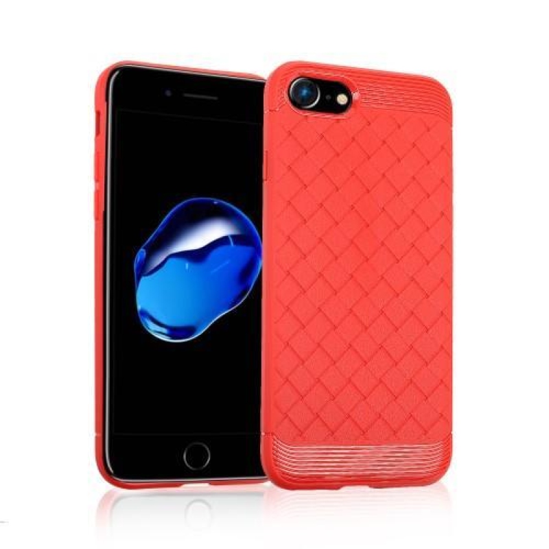 Zselés tok iPhone 8 és iPhone 7 készülékhez - piros színű