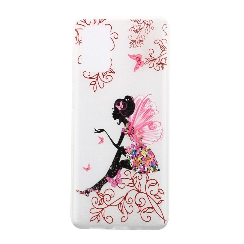 Zselés tok mobil Samsung Galaxy S20 Ultra - lány pillangókkal