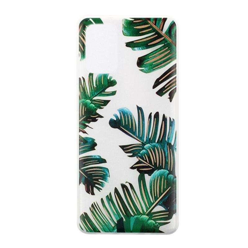 Zselés tok Samsung Galaxy S20 Ultra készülékhez - levelek