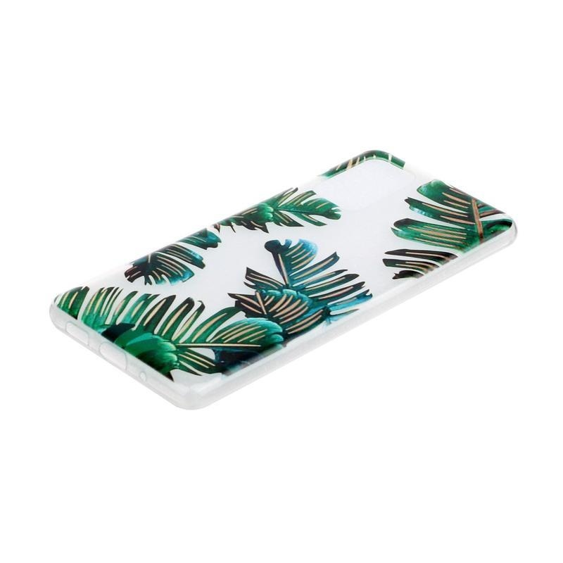 Zselés tok Samsung Galaxy S20 Ultra készülékhez - levelek