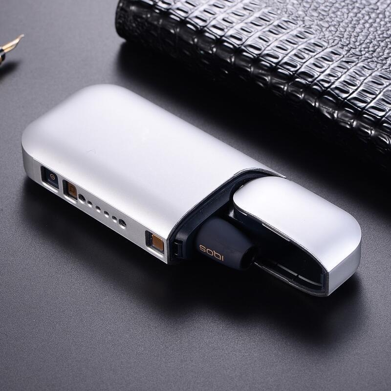 Műanyag tok IQOS 2.0/2.4 készülékhez - ezüst színű