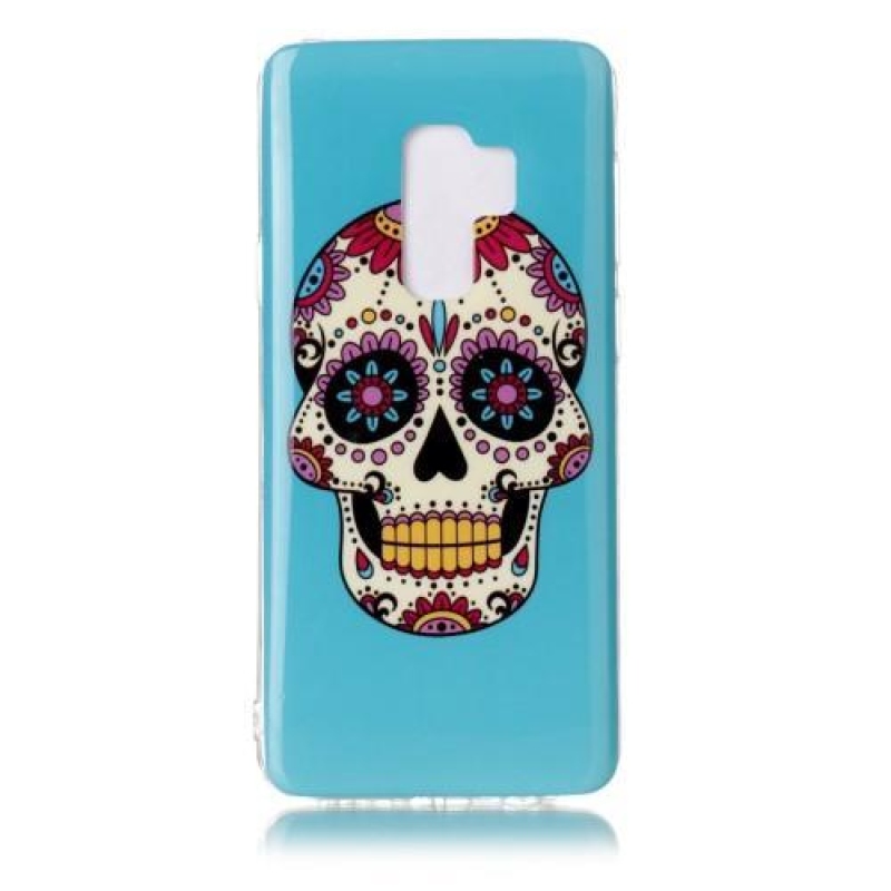 Shelly zselés tok Samsung Galaxy S9+ készülékhez - koponya
