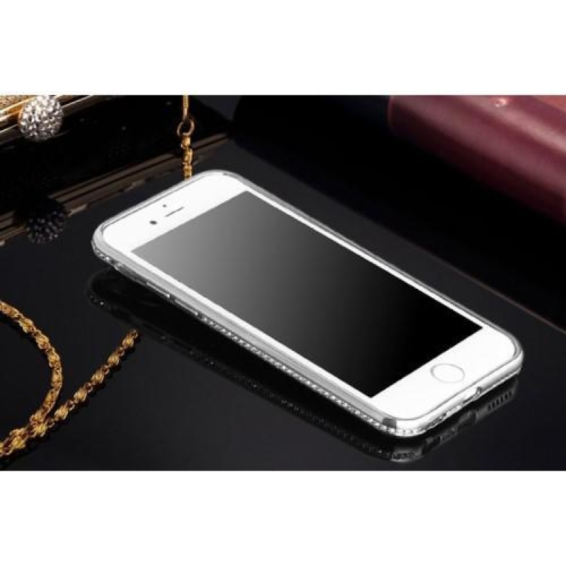 Shen díszített zselés tok iPhone 6s Plus és 6 Plus készülékhez - ezüst színű
