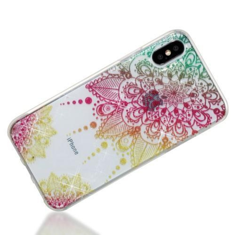 Shine zselés tok iPhone X készülékhez - mandala