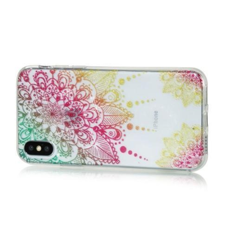 Shine zselés tok iPhone X készülékhez - mandala