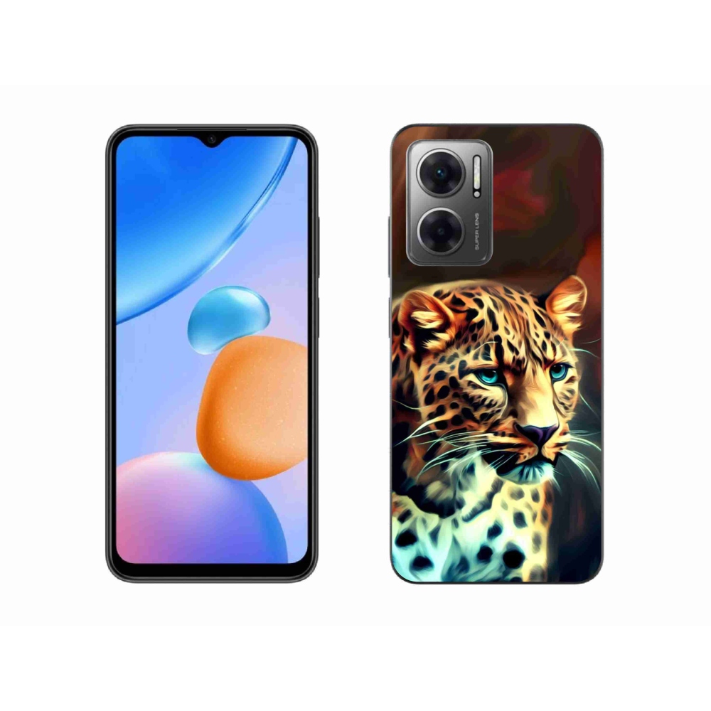 Gél borítás mmCase a Xiaomi Redmi 10 5G-hez - leopárd