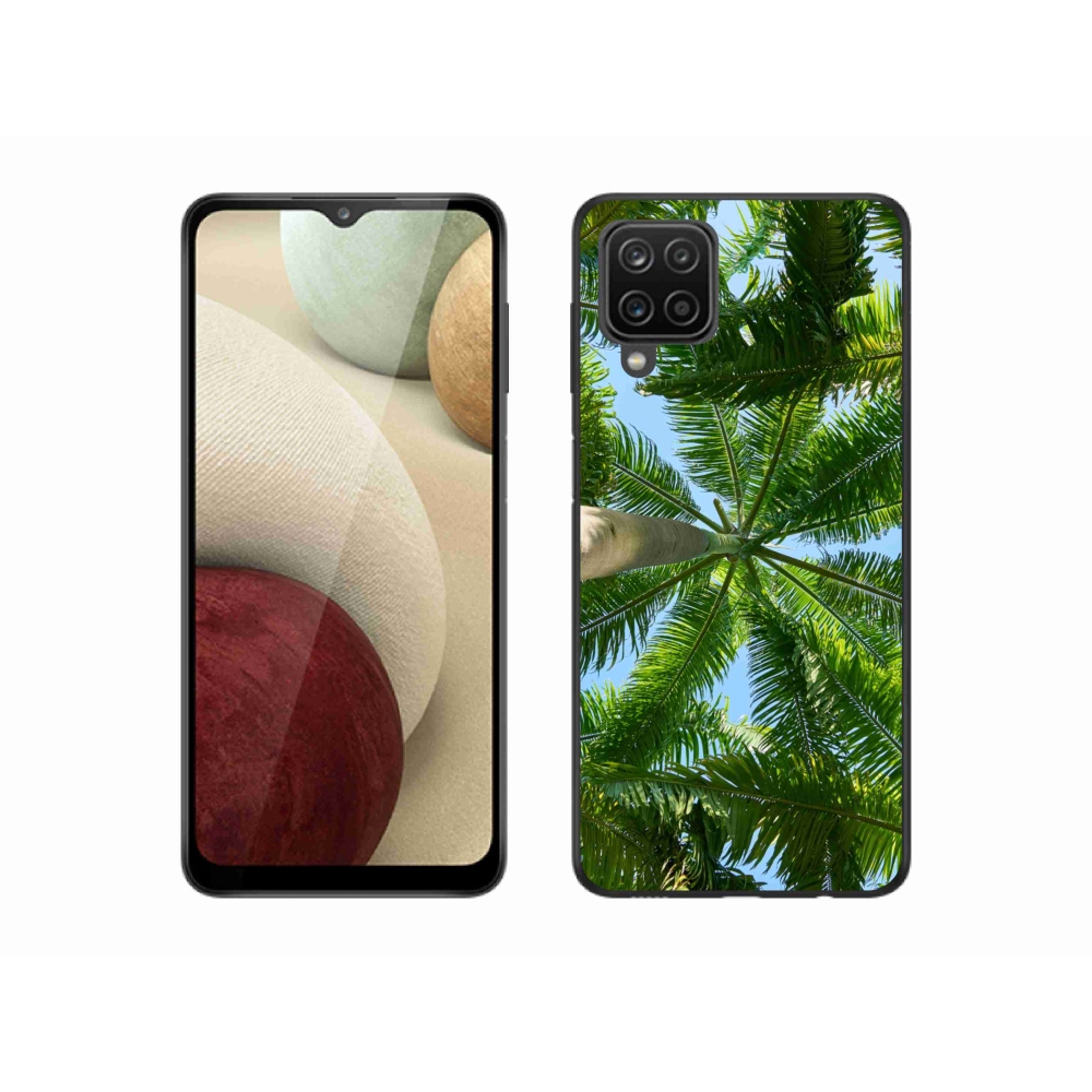 Gél borítás mmCase Samsung Galaxy A12 készülékhez - pálmafa