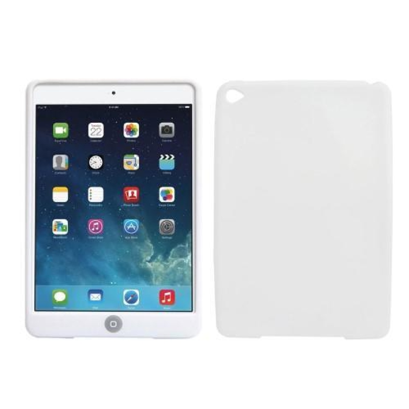Szilikon táblagép tok iPad mini 4 készülékhez - fehér