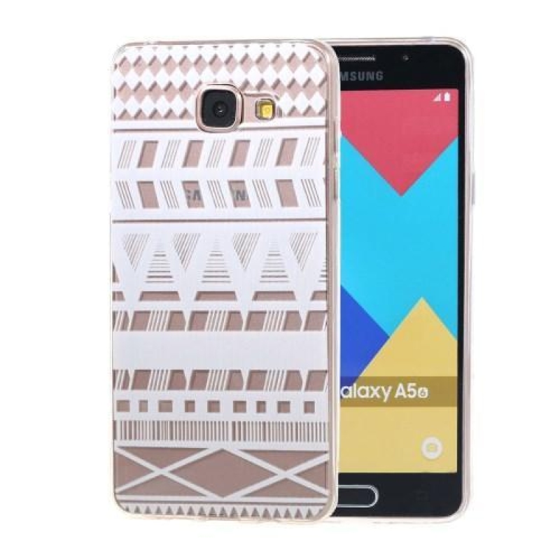 Silk Gel tok mobiltelefonhoz Samsung Galaxy A5 (2016) - geo shapes