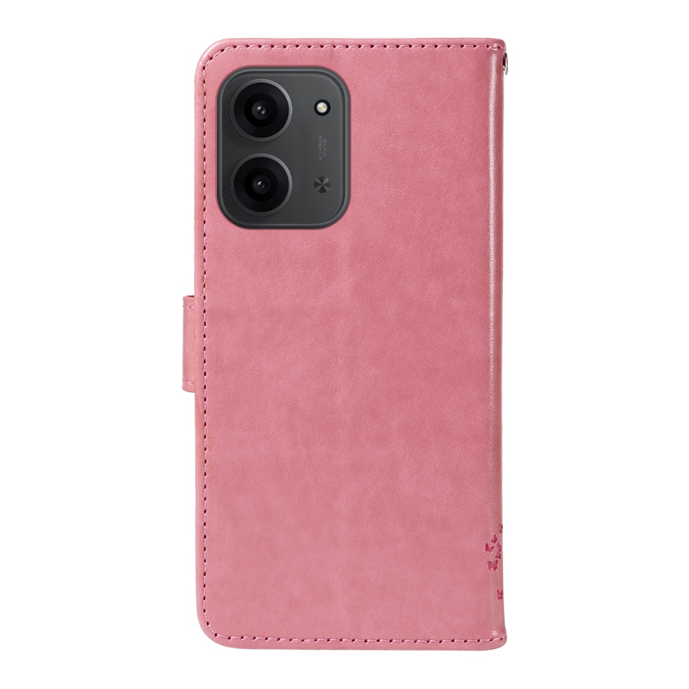 Fák könyve tok Xiaomi Redmi 15C 4G/5G (173mm) - rózsaszínű
