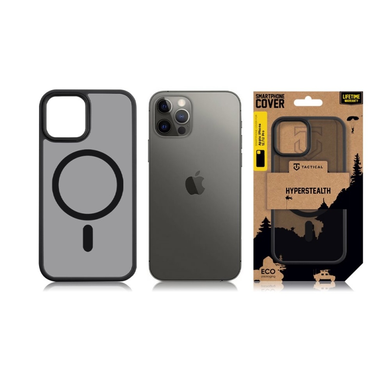 Tactical MagForce Hyperstealth borító iPhone 12/12 Pro Aszfalthoz