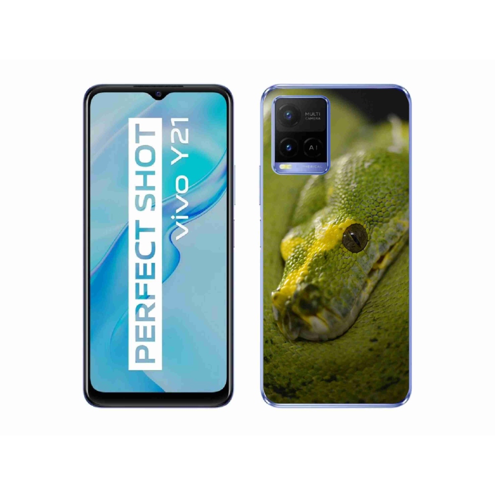 Zselés borítás mmCase a Vivo Y21/Y21s/Y33s készülékhez - kígyó 2