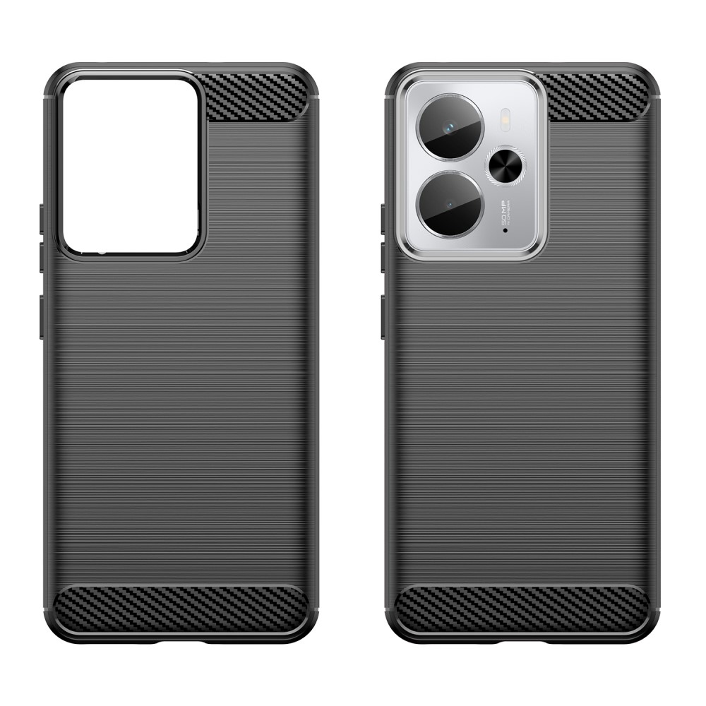 Szénálló zselés tok a Realme 14 5G/14T 5G készülékhez - fekete