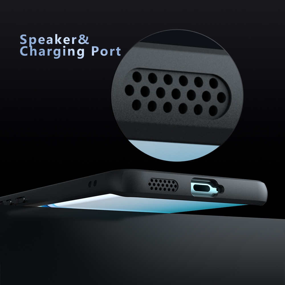 Skiny matt zselés tok Xiaomi Redmi Note 15 Pro+ 5G - fekete