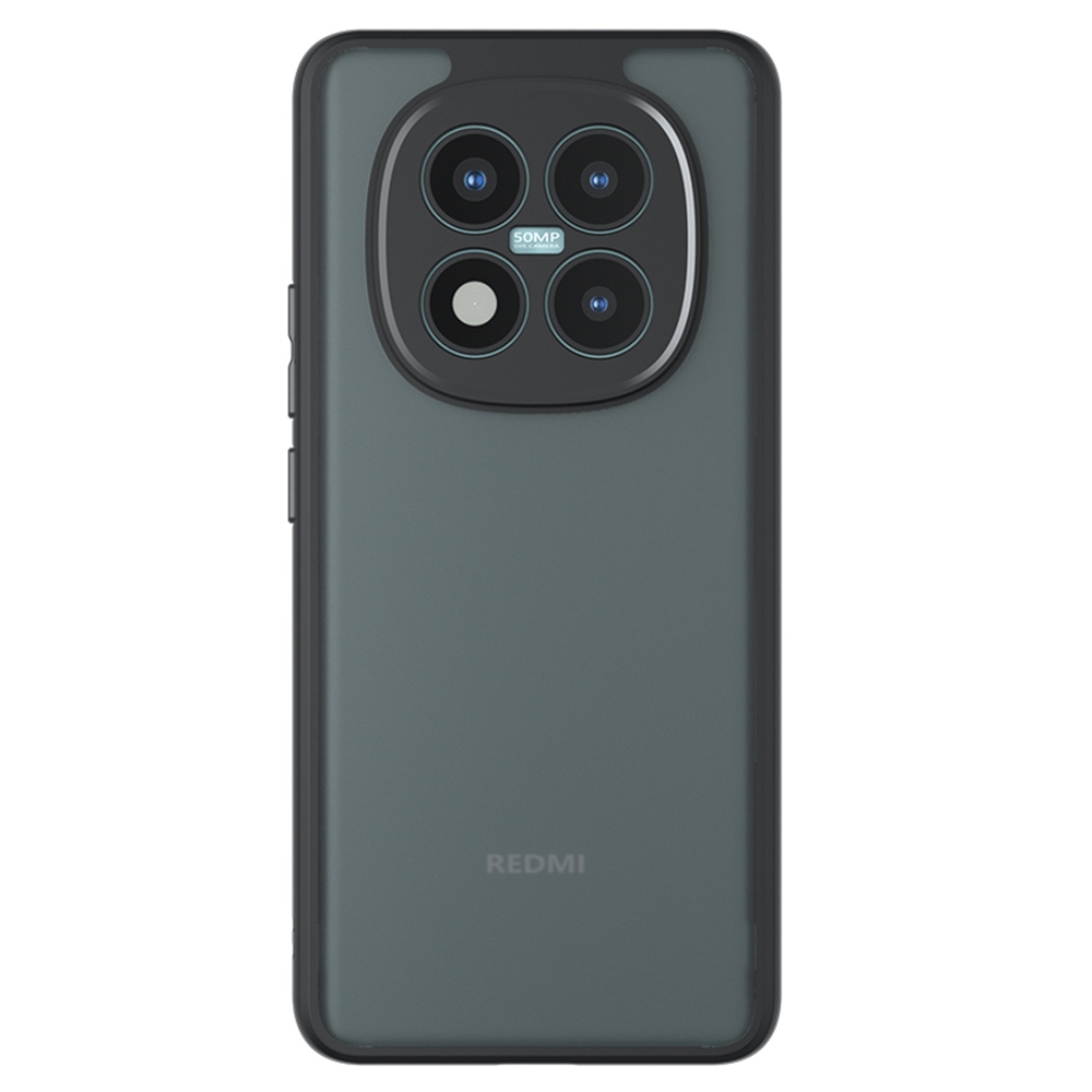 Skiny matt zselés tok Xiaomi Redmi Note 15 Pro+ 5G - fekete