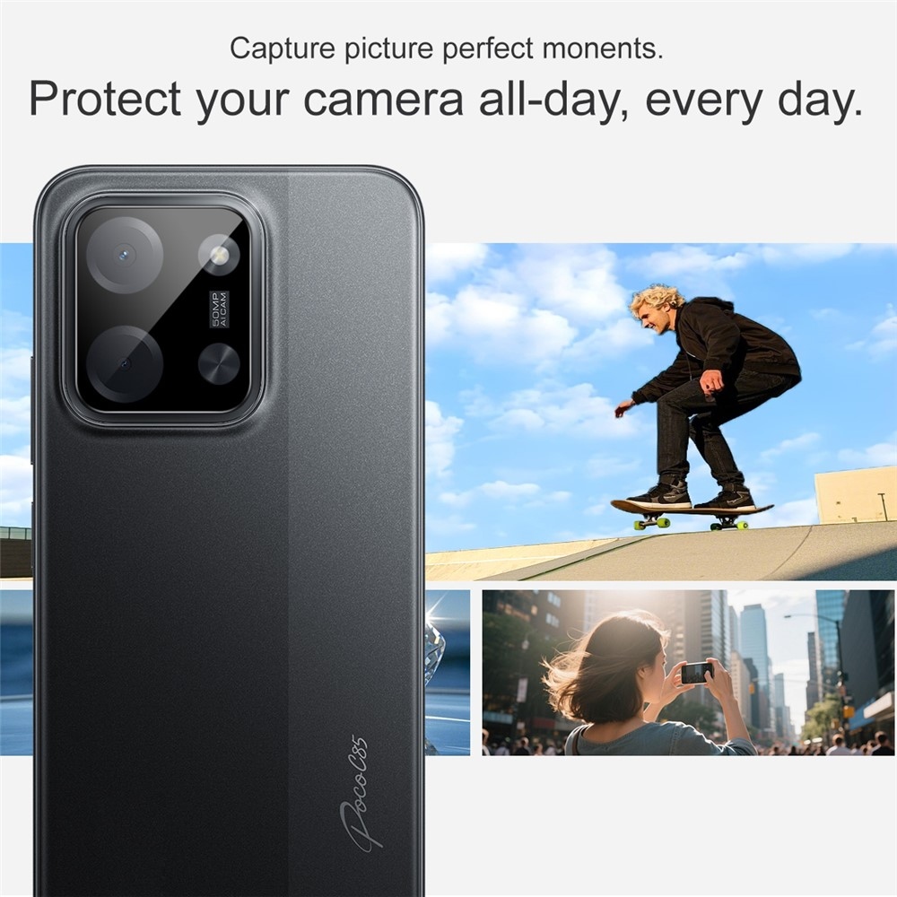 Kamera lencse üveg a Xiaomi Poco C85 (171mm) - fekete